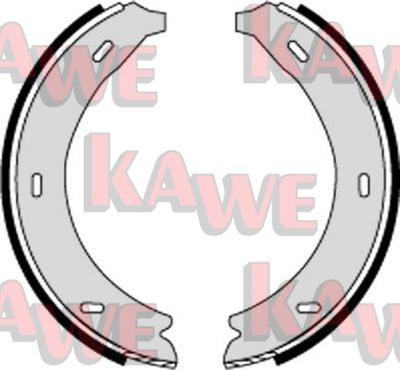 Kawe 07320 - Комплект спирачна челюст, ръчна спирачка vvparts.bg