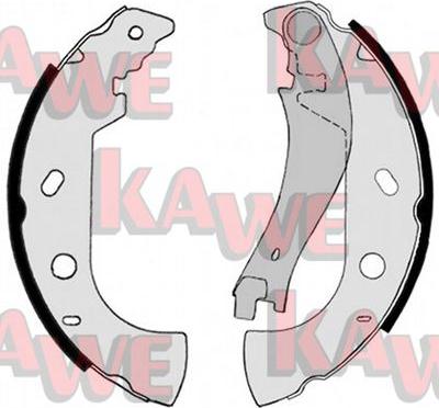 Kawe 07250 - Комплект спирачна челюст vvparts.bg