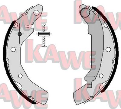 Kawe 07260 - Комплект спирачна челюст vvparts.bg