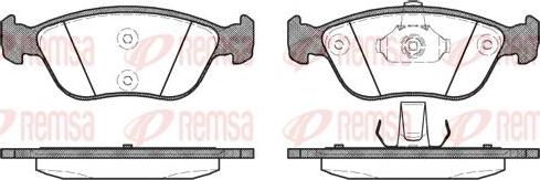 Kawe 0722 00 - Комплект спирачно феродо, дискови спирачки vvparts.bg