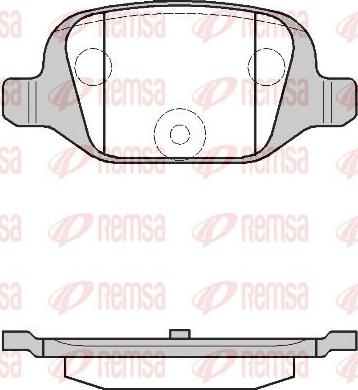 Kawe 0727 00 - Комплект спирачно феродо, дискови спирачки vvparts.bg