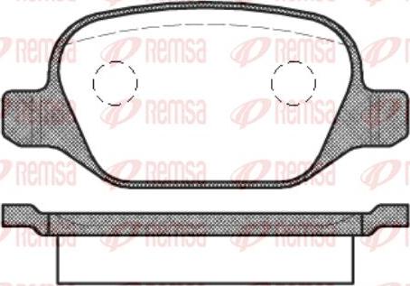 Kawe 0727 10 - Комплект спирачно феродо, дискови спирачки vvparts.bg