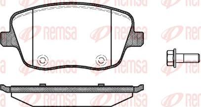 Kawe 0775 00 - Комплект спирачно феродо, дискови спирачки vvparts.bg