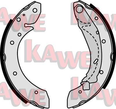 Kawe 07730 - Комплект спирачна челюст vvparts.bg