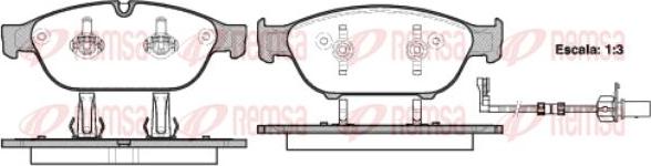 Kawe 1441 02 - Комплект спирачно феродо, дискови спирачки vvparts.bg