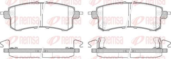 Kawe 1447 02 - Комплект спирачно феродо, дискови спирачки vvparts.bg