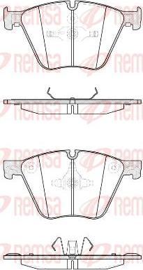 Kawe 1419 20 - Комплект спирачно феродо, дискови спирачки vvparts.bg