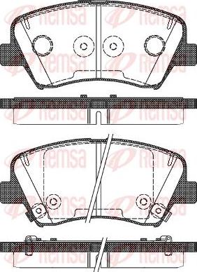 Pemebla JAPPA-K24AF - Комплект спирачно феродо, дискови спирачки vvparts.bg