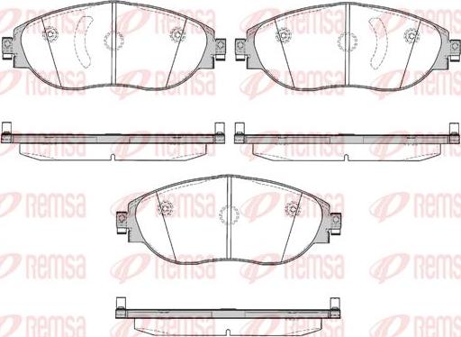 Kawe 1470 00 - Комплект спирачно феродо, дискови спирачки vvparts.bg