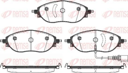 Kawe 1470 01 - Комплект спирачно феродо, дискови спирачки vvparts.bg