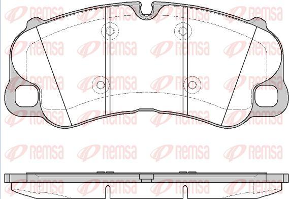 Kawe 1595 10 - Комплект спирачно феродо, дискови спирачки vvparts.bg