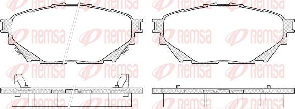 Kawe 1544 04 - Комплект спирачно феродо, дискови спирачки vvparts.bg