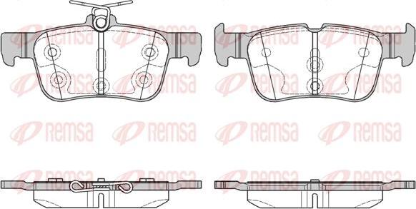 Kawe 1551 00 - Комплект спирачно феродо, дискови спирачки vvparts.bg