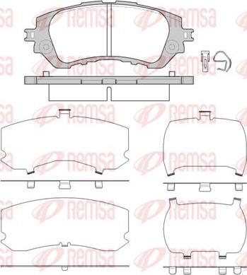 Kawe 1558 00 - Комплект спирачно феродо, дискови спирачки vvparts.bg