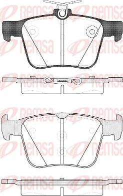 Kawe 1516 10 - Комплект спирачно феродо, дискови спирачки vvparts.bg