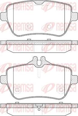 Kawe 1535 00 - Комплект спирачно феродо, дискови спирачки vvparts.bg