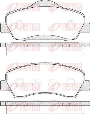 Kawe 1530 00 - Комплект спирачно феродо, дискови спирачки vvparts.bg