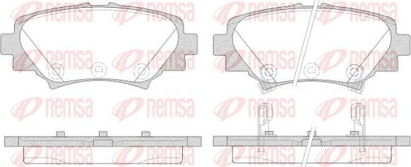 Kawe 1570 02 - Комплект спирачно феродо, дискови спирачки vvparts.bg