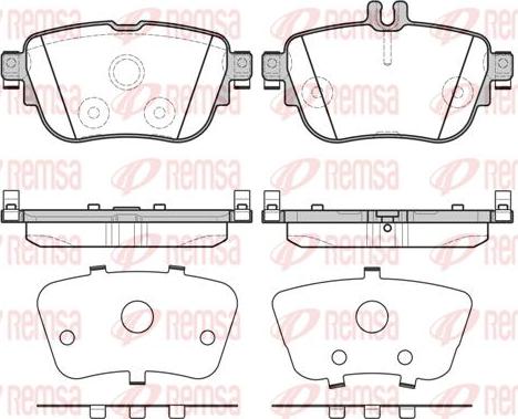 Kawe 1699 00 - Комплект спирачно феродо, дискови спирачки vvparts.bg