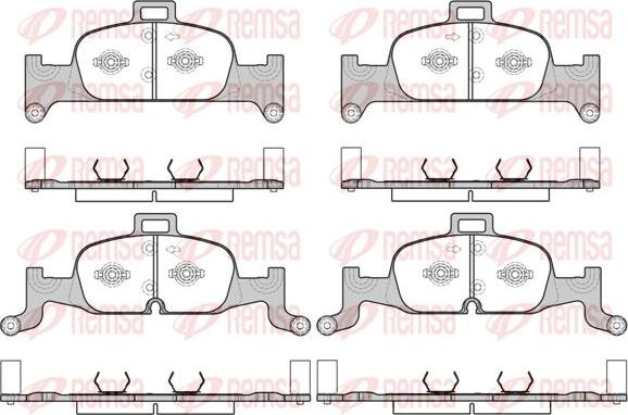 Kawe 1691 00 - Комплект спирачно феродо, дискови спирачки vvparts.bg