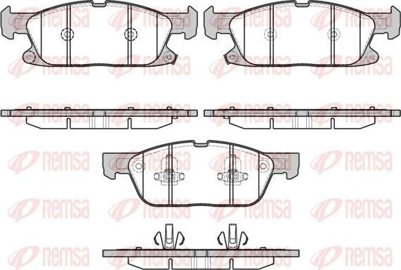 Kawe 1657 02 - Комплект спирачно феродо, дискови спирачки vvparts.bg