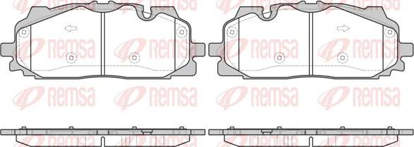 Kawe 1667 00 - Комплект спирачно феродо, дискови спирачки vvparts.bg