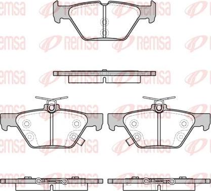 Kawe 1638 02 - Комплект спирачно феродо, дискови спирачки vvparts.bg