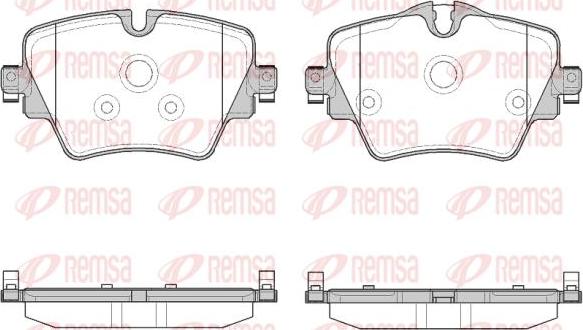 Kawe 1625 08 - Комплект спирачно феродо, дискови спирачки vvparts.bg