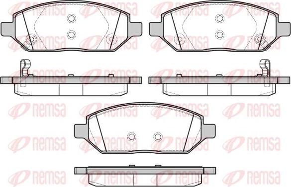 Kawe 1674 02 - Комплект спирачно феродо, дискови спирачки vvparts.bg