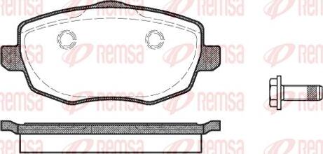 Kawe 1099 00 - Комплект спирачно феродо, дискови спирачки vvparts.bg