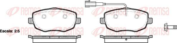 Kawe 1099 01 - Комплект спирачно феродо, дискови спирачки vvparts.bg