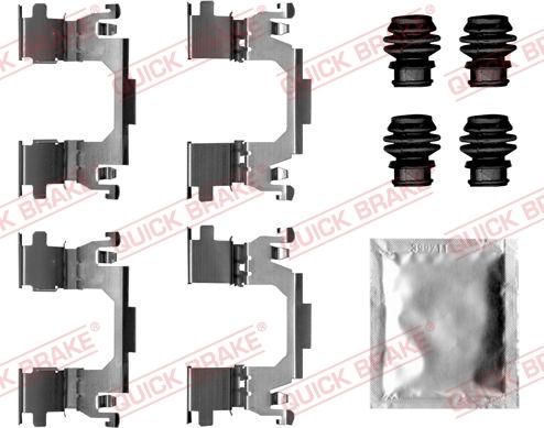 Kawe 109-0061 - Комплект принадлежности, дискови накладки vvparts.bg