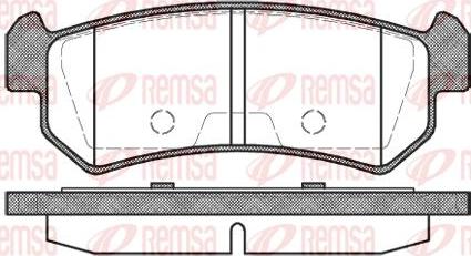 Kawe 1048 00 - Комплект спирачно феродо, дискови спирачки vvparts.bg