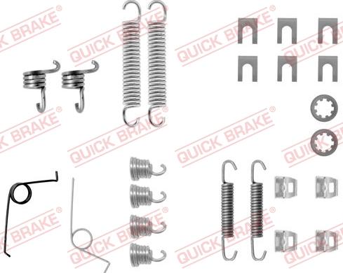 Kawe 105-0545 - Комплект принадлежности, спирани челюсти vvparts.bg