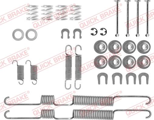 Kawe 105-0698 - Комплект принадлежности, спирани челюсти vvparts.bg