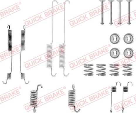 Kawe 105-0600 - Комплект принадлежности, спирани челюсти vvparts.bg