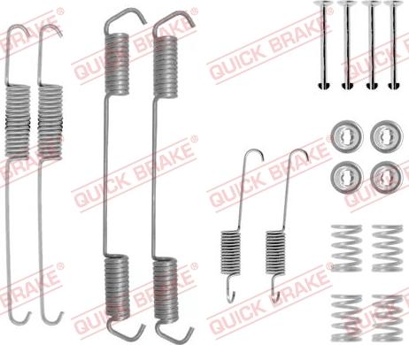 Kawe 105-0689 - Комплект принадлежности, спирани челюсти vvparts.bg