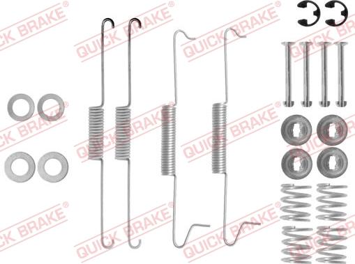 Kawe 105-0623 - Комплект принадлежности, спирани челюсти vvparts.bg