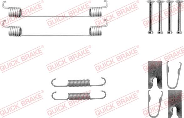 Kawe 105-0042 - Комплект принадлежности, спирани челюсти vvparts.bg