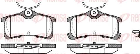 Kawe 1050 02 - Комплект спирачно феродо, дискови спирачки vvparts.bg