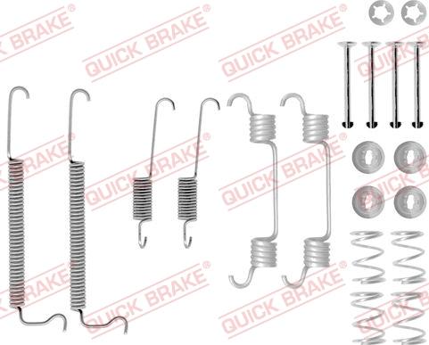 Kawe 105-0849 - Комплект принадлежности, спирани челюсти vvparts.bg