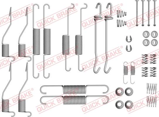 Kawe 105-0852 - Комплект принадлежности, спирани челюсти vvparts.bg