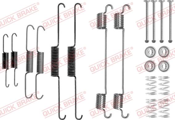 Kawe 105-0817 - Комплект принадлежности, спирани челюсти vvparts.bg