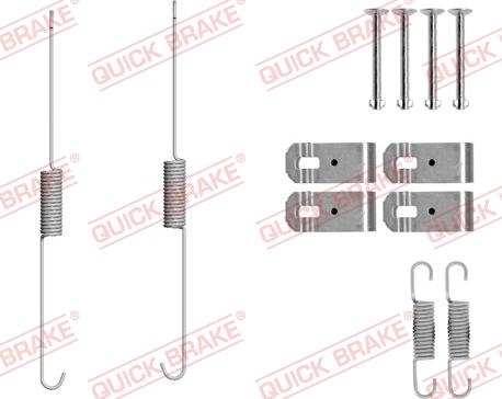 Kawe 105-0888 - Комплект принадлежности, спирани челюсти vvparts.bg