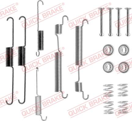 Kawe 105-0824 - Комплект принадлежности, спирани челюсти vvparts.bg