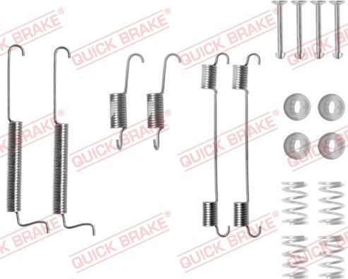 Kawe 105-0795 - Комплект принадлежности, спирани челюсти vvparts.bg