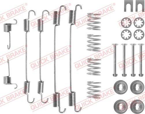 Kawe 105-0747 - Комплект принадлежности, спирани челюсти vvparts.bg