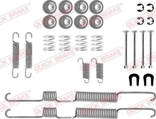 Kawe 105-0730 - Комплект принадлежности, спирани челюсти vvparts.bg