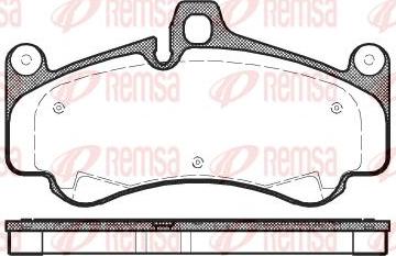 Kawe 1066 00 - Комплект спирачно феродо, дискови спирачки vvparts.bg