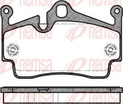 Kawe 1191 00 - Комплект спирачно феродо, дискови спирачки vvparts.bg